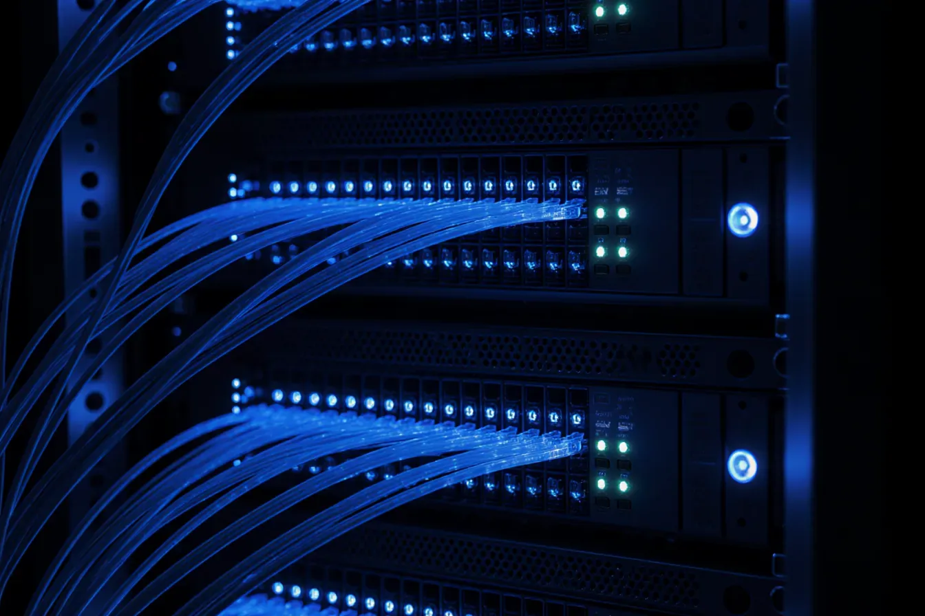 Boom-owned server infrastructure with monitored network equipment